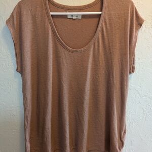 Madewell Mauve Short Sleeve Tee